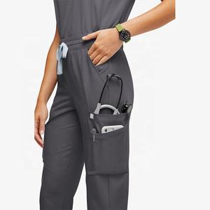 2025 nouveau Style hommes soins infirmiers Scrubs haute qualité rayonne tissé tissu élégant uniformes médicaux Spandex alimenté pour une utilisation hospitalière - Product Image 2