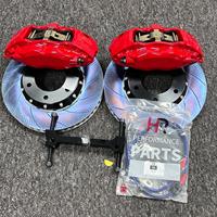 Kit d'étriers de frein forgés à quatre pistons compétitif, adapté aux disques de frein 330 * 28 et 355 * 28 mm, dédié aux jantes de 17, 18 et 19 pouces