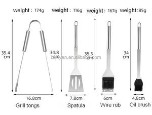BBQ Grilling Tools <strong>Set</strong> Stainless Steel Grilling Accessories <strong>Barbeque</strong> <strong>Set</strong> with Free Portable Bag - Product Image 6