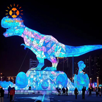 2023 neues kommerzielles Motiv Licht Feiertag Dinosaurier Festival Laterne Dekoration künstliche Tiere Weihnachten wasserdicht