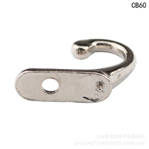 CB60 Alloy Mini <b>Hook</b> 8x27mm Single Hole <b>Coat</b> <b>Hook</b> Rust Resistant Decorative <b>Hook</b> for Garment Storage - Product Image 2