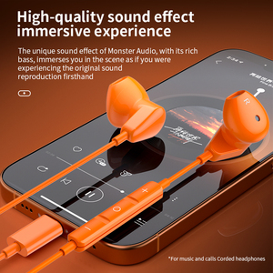 Audífonos Intrauditivos con Cable e Interfaz Tipo-C de Último Diseño, Compatibles con Teléfonos Móviles Inteligentes - Product Image 4