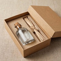 Diffuseur de parfum d'intérieur en verre à bâtonnets, sans flamme, à longue durée, pour huiles essentielles d'aromathérapie