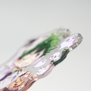 Portachiavi in Acrilico Personalizzati con Stampe <span class=keywords><strong>Kawaii</strong></span> di <span class=keywords><strong>Anime</strong></span> e Cartoni Animati, Vendita all'Ingrosso Jinlei - Product Image 3