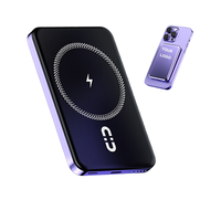 Banques d'alimentation magnétiques 5000mah Charge rapide PD20W Mini banque d'alimentation sans fil portable pour téléphone