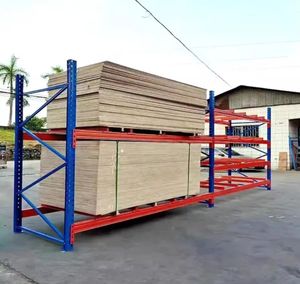 Sistema de estantería de viga industrial de servicio pesado Suministro de proveedor de estanterías de paletas de metal para almacenamiento de almacén Sistema de estantería de almacén - Product Image 5