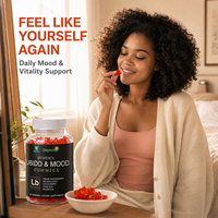 Gummies pour la libido féminine sous marque privée, supplément bien-être et vitalité pour femmes, OEM ODM, vente en gros, fabricant d'usine