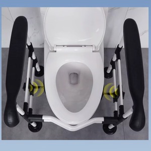 Rehabilitation care manufacturers elderly toilet booster with armrest cover toilet seat portable booster pad - Product Image 4