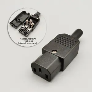C13C14 Weld-free plug PDU server UPS battery car AC power connector