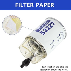 Filtre à carburant S3227, séparateur d'eau, pièce de rechange pour moteur hors-bord diesel marin - Product Image 3