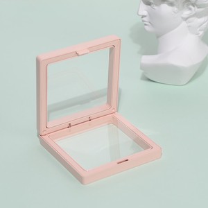 Ensemble de 10 boîtes de présentation flottantes 3D transparentes pour <span class=keywords><strong>bijoux</strong></span>, étuis de rangement anti-ternissement pour objets de collection et <span class=keywords><strong>petits</strong></span> <span class=keywords><strong>bijoux</strong></span> - Product Image 6