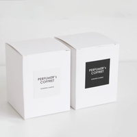 Emballage de bougie personnalisé Boîte cadeau unique avec insertion Boîtes de papier d'emballage de bougie parfumée de luxe pour bougies