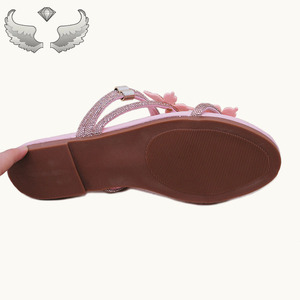 High-quality Fashionable <b>Bow</b>-shaped Rhinestone Wholesale Breathable Lightweight Women's <b>Sandals</b> and slippers Low MOQ for Trial - Product Image 6