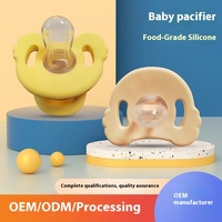 Sucette en silicone de qualité alimentaire motif dessin animé, vente en gros du fabricant, très populaire pour bébé, aide au sommeil pour 0-12 mois