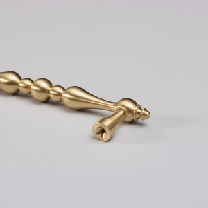 Retro Solid Brass Handles Chain Pearls Ball Design Furniture Kitchen Cabinet Chest of <strong>Drawers</strong> Handle Pull Home Decoration - Product Image 5