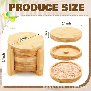 Ensemble de cuillères à sel en bois de 7,9 pouces, accessoires de bar réutilisables pour le stockage des assaisonnements de cocktails - Product Image 5