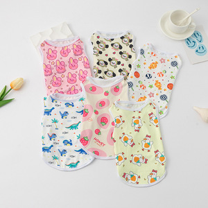 Chaleco para Perro de Poliéster Directo de Fábrica, <span class=keywords><strong>Ropa</strong></span> para Cachorros con Estampado de Dibujos Animados, <span class=keywords><strong>Ropa</strong></span> para Mascotas - Product Image 1