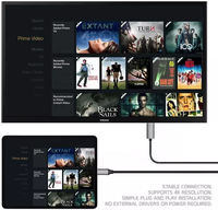 4K 60Hz USB C a HDMI Video Cable de Audio para MacBook pro y iPad Pro y serie Samsung y más