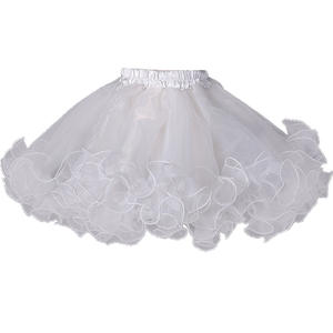 Robe de mariée fille <span class=keywords><strong>jupon</strong></span> sous-jupe Cosplay fête Jupen Enfant Lolita Ballet jupe courte ourlet - Product Image 5