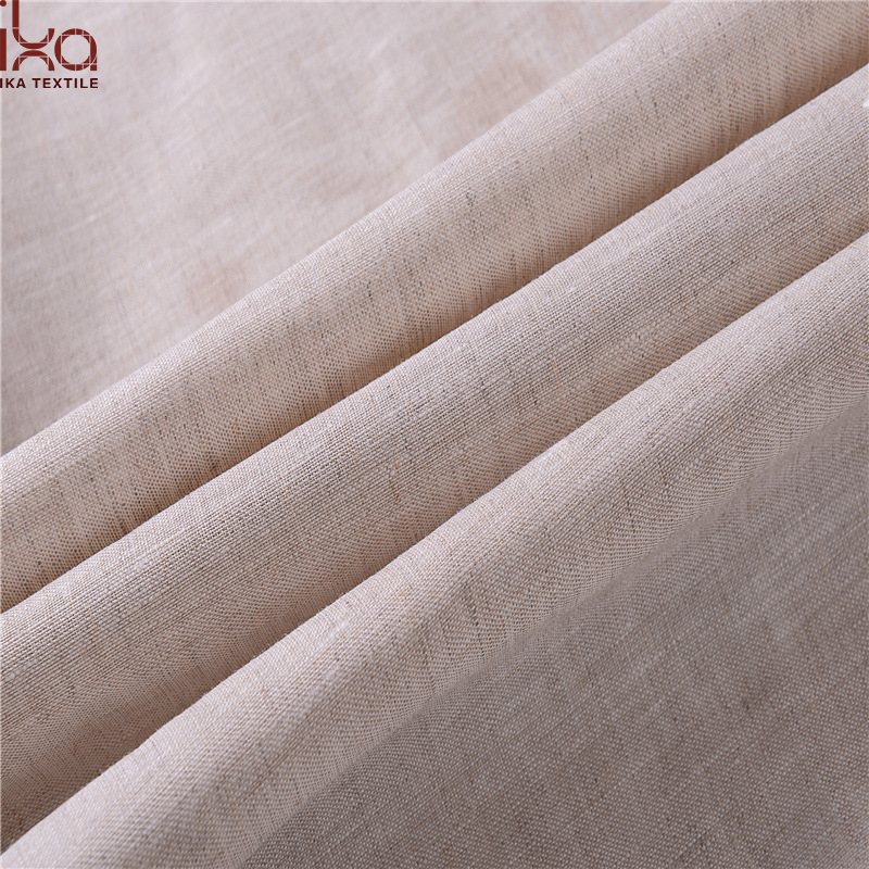 Bán buôn Đồng bằng thuốc nhuộm 100% rửa linen vải dệt cho giường và rèm 280cm