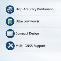 Module GPS GNSS 4G, positionnement rapide, suivi en temps réel, module de suivi GPS pour animaux de compagnie, solution GNSS + 4G pour dispositif de collier intelligent pour animaux de compagnie
