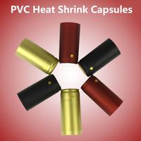 Ruban déchirable personnalisé Capsule de thermoscellage en PVC Capsule thermorétractable en PVC Capsule de bouteille de joint transparent rétractable