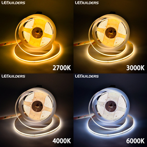 Striscia <span class=keywords><strong>LED</strong></span> COB USB Dimmerabile 5m con Controllo Remoto/Vocale/App, CRI 90+, Adesiva per Uso Interno, PCB 8mm - Product Image 3