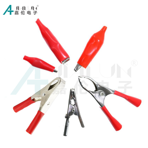 Jialun คลิปจระเข้หุ้มฉนวน28ชิ้นกล่อง PP วัสดุชุบนิกเกิลสำหรับทดสอบการชาร์จขั้วต่อจีบ - Product Image 4