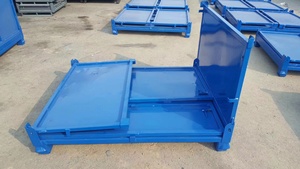 Nhiệm vụ nặng nề Euro hình chữ nhật mạ kẽm kim loại <span class=keywords><strong>container</strong></span> hàng hóa & Thiết bị lưu trữ cho hiệu quả Giao thông vận tải và lưu trữ - Product Image 4