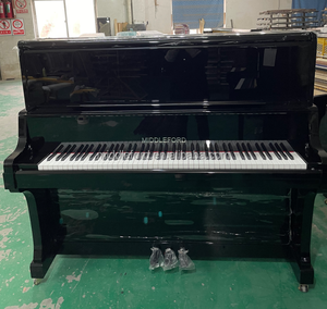 Piano droit vertical acoustique <span class=keywords><strong>noir</strong></span> Middleford 88 touches 126 cm avec <span class=keywords><strong>banc</strong></span> de piano réglable en bois massif offert - Product Image 2