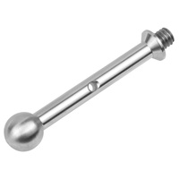Vis à tête sphérique en acier inoxydable de 12 mm, double tête, 1/4 pouce, pour pince de cardan de moniteur, sabot de fixation pour appareil photo, bras magique, tige d'extension