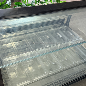 Vitrine réfrigérée pour glaces, yaourts glacés et bâtonnets glacés, avec congélation rapide, dégivrage automatique et contrôle numérique - Product Image 6