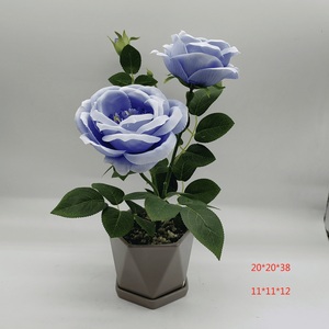 Pot de fleurs en céramique polygonale moderne en porcelaine émaillée, plateau pour fleurs artificielles, jardin d'intérieur, plante succulente, décoration de la maison, utilisation au sol - Product Image 4