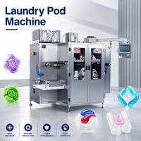 Machine de fabrication de dosettes liquides Polyva, machine de fabrication de dosettes pour lave-linge, machine de conditionnement et de formage de dosettes de lessive DS350