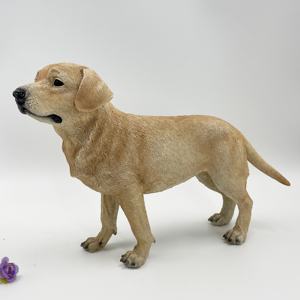 Çin fabrika ucuz fiyat büyük köpek heykeli bahçe reçine hayvan şişme labrador retriever köpek hayvan süslemeleri - Product Image 2