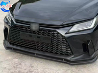 Calandre avant en ABS noir piano pour Toyota Yaris Ativ 2024, calandre sport améliorée
