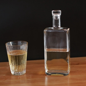 Cao Cấp Tùy Chỉnh Thiết Kế Trung Quốc Nhà Máy Bán Buôn Quảng Trường 500Ml 700Ml 1 Lít Tequila Vodka Whisky Gin Chai Thủy Tinh - Product Image 4