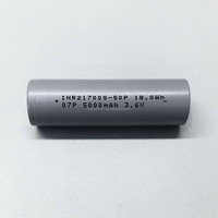 INR21700 50P 5000mAh 3.6V 21700 Baterai Sel Li-Ion Silinder Isi Ulang dengan Pengosongan Daya Tinggi
