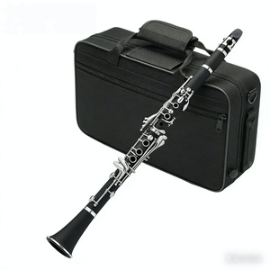 Clarinette Ténor 17 Clés en Si Bémol en Caoutchouc Dur Nickelé, Corps en Bakélite ABS, Vente Directe Usine, Idéale pour la Pratique - Product Image 1