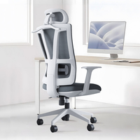 Chaise de bureau ergonomique confortable pivotante à dossier haut grande et large pour visiteurs avec logo de marque personnalisé bon marché