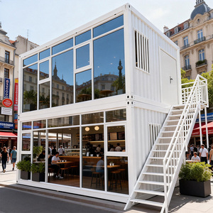 Container Modulari Prefabbricati, Case Minuscole a 2 Piani, Cabina Portatile con Cucina, Bar in Container da 20 Piedi, Caffetteria - Product Image 2