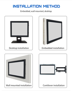 จอภาพระบบสัมผัส TFT LCD ขนาด 12 นิ้ว อัตราส่วน 4:3 กันน้ำ IP65 สำหรับอุตสาหกรรม พร้อมจอแสดงผล LED สำหรับ POS Kiosk รองรับ VGA/DVI Serial BNC USB พอร์ตอุตสาหกรรม - Product Image 3