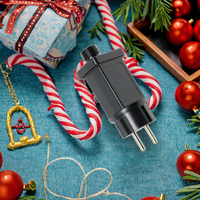 Adaptateur secteur mural extérieur HYT AC DC IP44 résistant aux intempéries 3,5W 6W 12W pour lumières de Noël