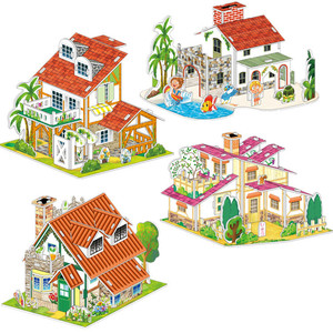Chất Lượng Cao DIY <span class=keywords><strong>3D</strong></span> Câu Đố New Trường Quà Tặng Giấy Màu Handmade Câu Đố Đồ Chơi Cho Trẻ Em Chất Lượng Yên Tâm - Product Image 4