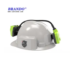 BRANDO KL6MS LED Miner Cap Lamp luce sotterranea con RGB Blinker mining Lat Light IP68 ricarica impermeabile della batteria al litio