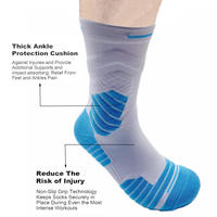 Meilleures ventes de chaussettes de basket-ball chaussettes de sport en coton pour hommes chaussettes de basket-ball antidérapantes