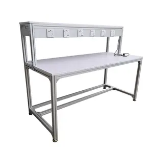 Customizable Laboratory Workshop ESD Worktable Industrial Assembly Production line 90 Aluminum ESD Workbench