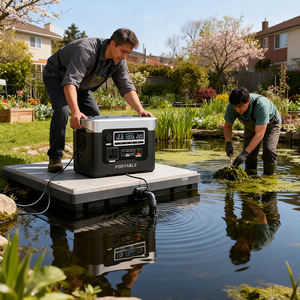 Station d'alimentation portable à onde sinusoïdale pure au lithium ternaire 2 AC220V50Hz XT60 Type-C65W Solaire200W LED SOS 2500+ cycles - Product Image 6