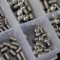 Vis à tête ovale hexagonale en acier inoxydable zingué métrique M5, 200 pièces, 100 pièces, Bajutu