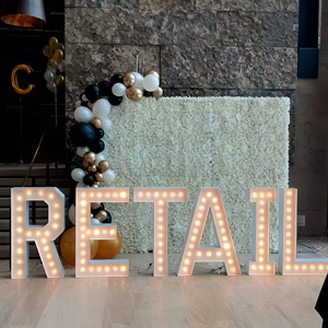 Chất lượng cao kim loại dấu hiệu marquee chữ ánh sáng lên chữ A đến Z marquee với đèn LED chữ - Product Image 2